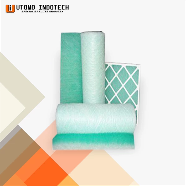 Fiberglass Paintstop / Filter Udara Custom by order Polyester material
